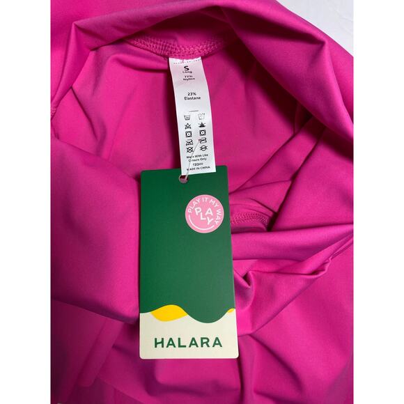 Halara Airy Crossover Side Pocket 2-in-1 Cool Touch Tennis Skirt Pink Sz S (4/6) - Picture 5 of 9